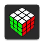 rubik's cube solver android application logo